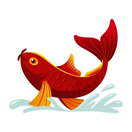 Chinese Fish  Illustration