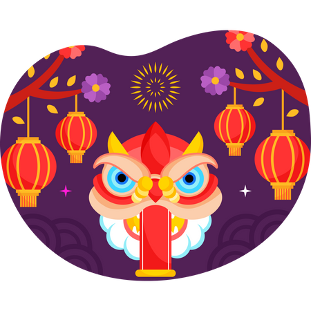 Chinese new year Illustration
