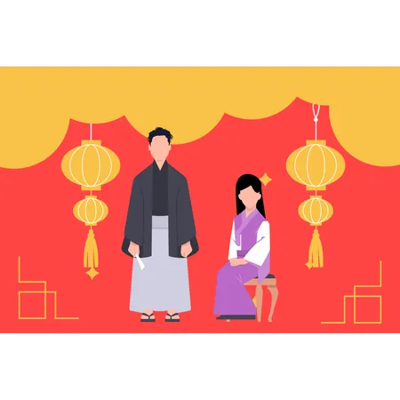 Chinese New Year Illustration