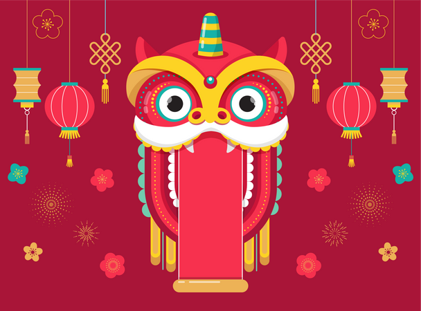 Chinese New Year  Illustration