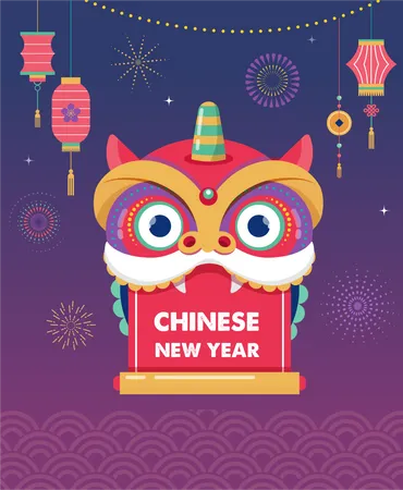 Chinese New Year  Illustration