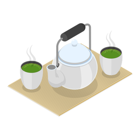 Chinese Tea  Illustration