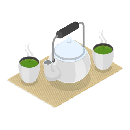 Chinese Tea  Illustration