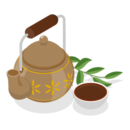 Chinese Tea  Illustration