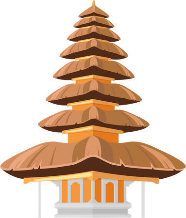 Chinese temple  Illustration