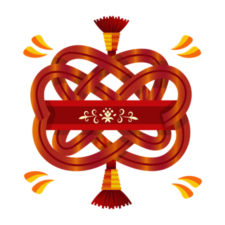 Chinesischer Knoten  Illustration