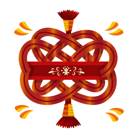 Chinesischer Knoten  Illustration