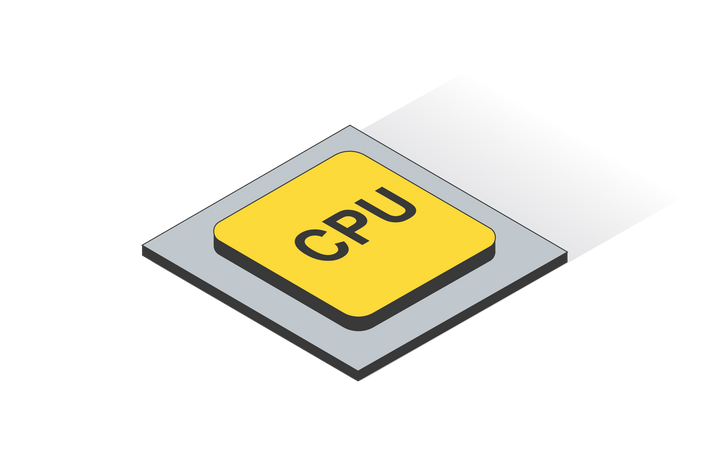 Chip de CPU  Ilustración