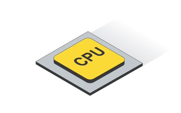 Chip de CPU  Ilustración