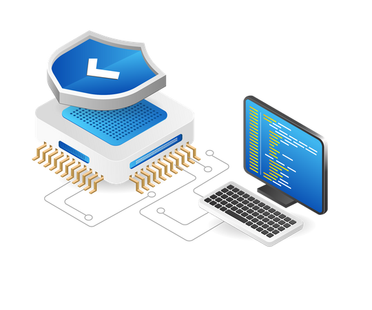 Chip system security program  Illustration