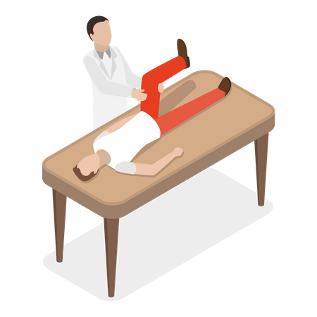 Chiropractic Medicine  Illustration