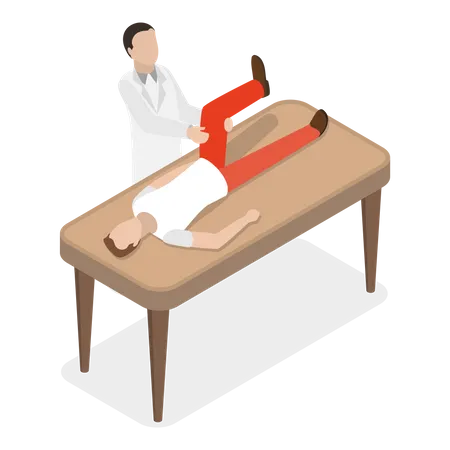 Chiropractic Medicine  Illustration