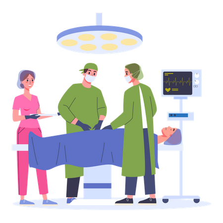 Chirurgie médicale  Illustration