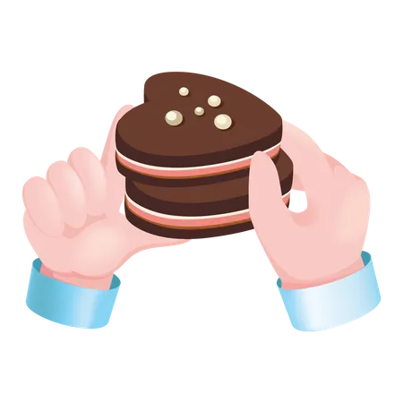 Biscuits au chocolat  Illustration