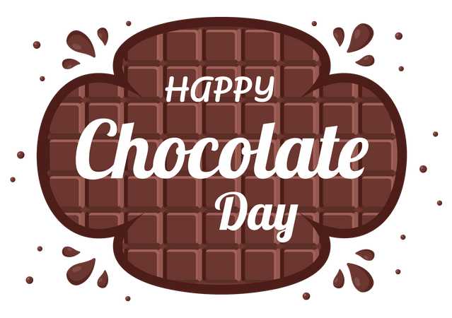 Chocolate Day celebration Illustration