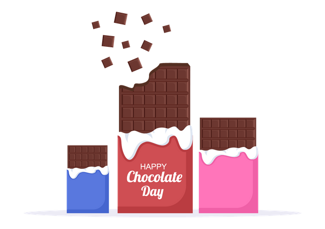 Chocolate Day Celebration Illustration