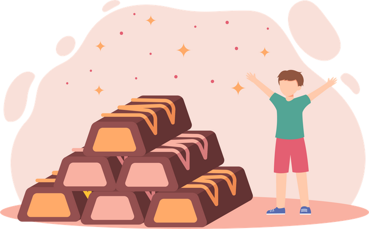 Chocolate Day Celebration  Illustration