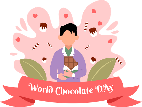 Chocolate Day Celebration  Illustration