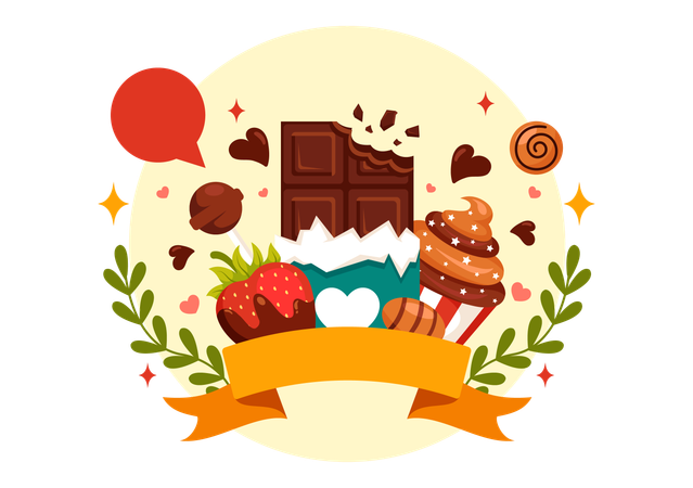 Chocolate Day  Illustration