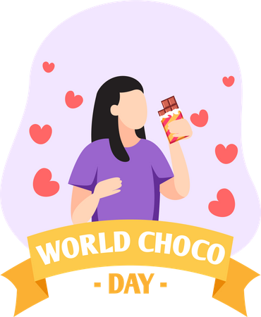 Chocolate Day  Illustration