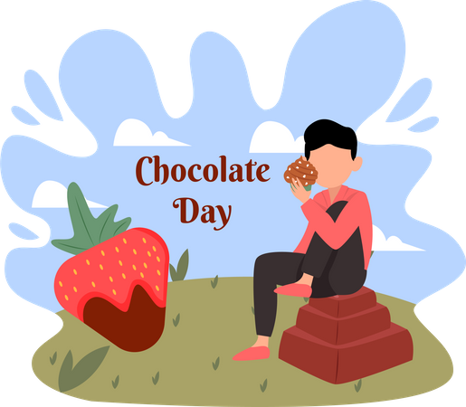 Chocolate Day  Illustration