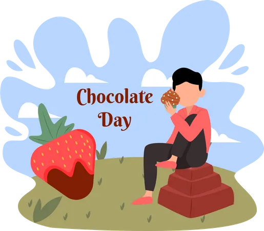 Chocolate Day  Illustration