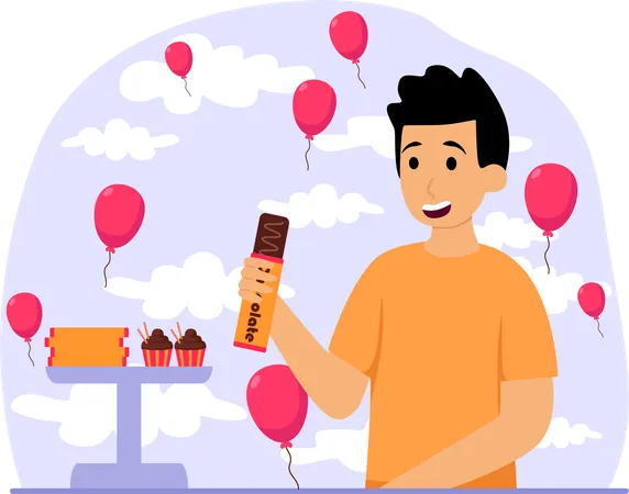 Chocolate Day  Illustration