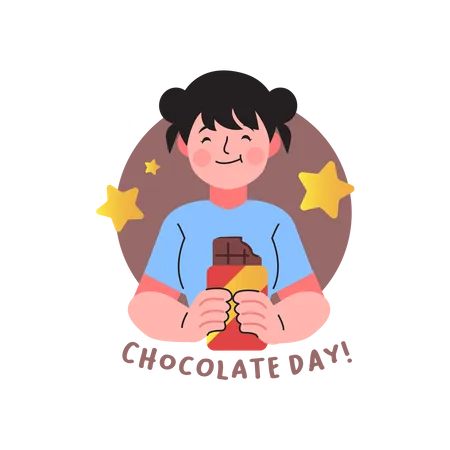 Chocolate Day  Illustration