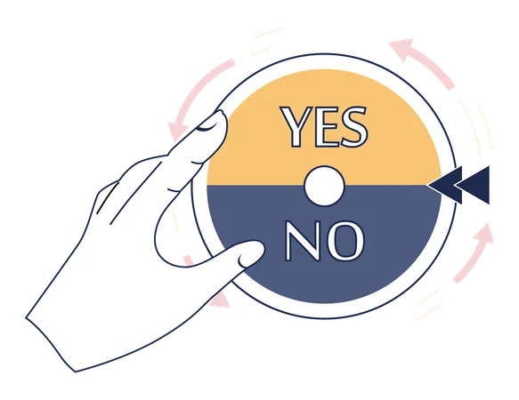 Choose yes and or  Illustration