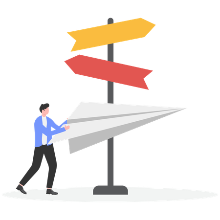 Choosing the direction of the business  Illustration