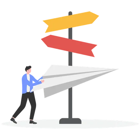 Choosing the direction of the business  Illustration
