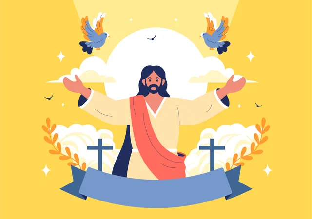 Christian Celebration  Illustration