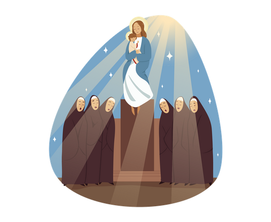 Christian Character  Illustration