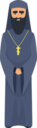 Christian man Illustration