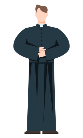 Christian priest  Illustration