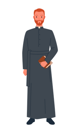 Christian priest  Illustration