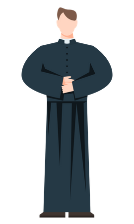 Christian priest  Illustration