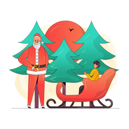 Christmas Adventure Illustration