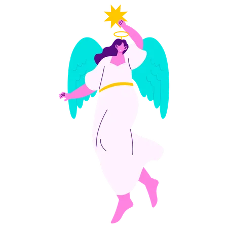 Christmas Angel  Illustration