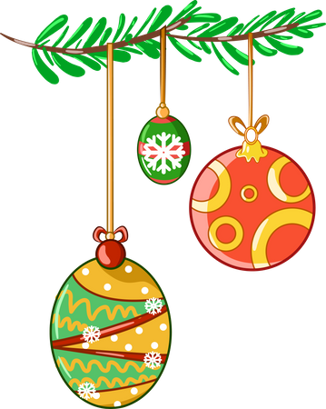 Christmas ball Illustration