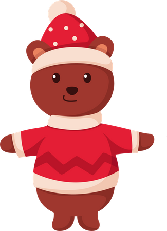 Christmas Bear  Illustration