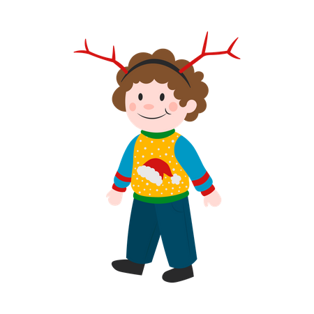 Christmas boy  Illustration