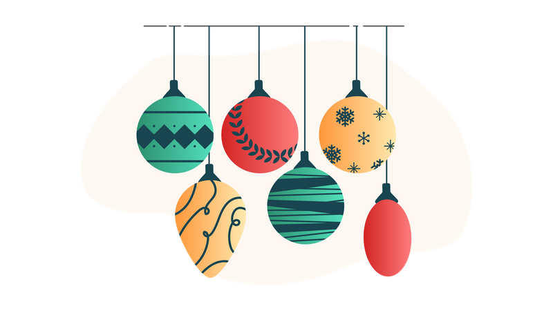 Christmas Decoration Ball  Illustration