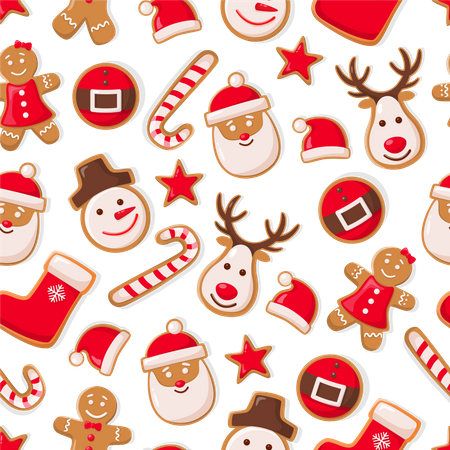 Christmas decoration collection  Illustration