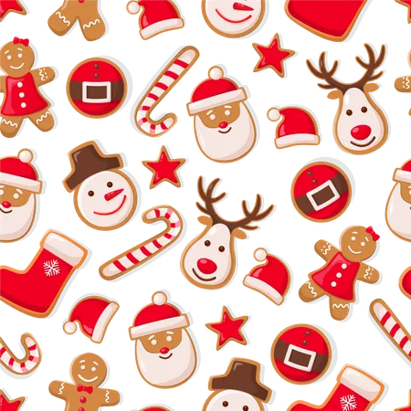 Christmas decoration collection  Illustration