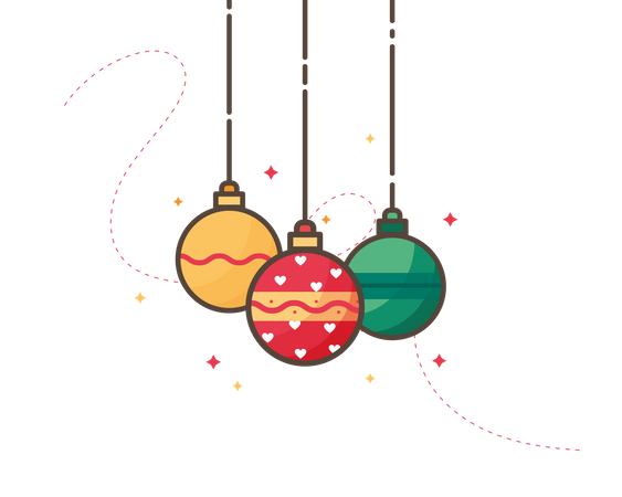 Christmas decoration  Illustration