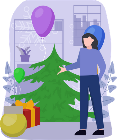 Christmas Decoration  Illustration