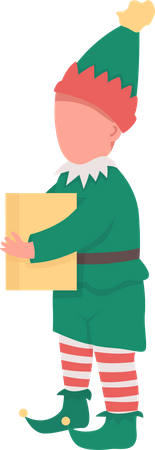 Christmas elf Illustration