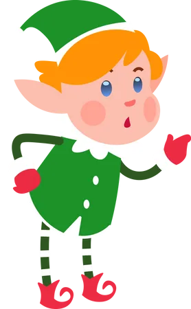 Christmas Elf  Illustration