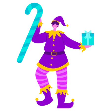 Christmas Elf  Illustration